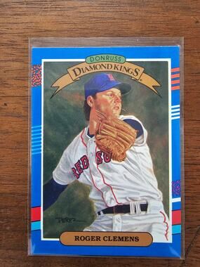 Roger Clemens 1991 Donruss #9 - Diamond Kings - Boston Red Sox - MLB -Fresh Pull